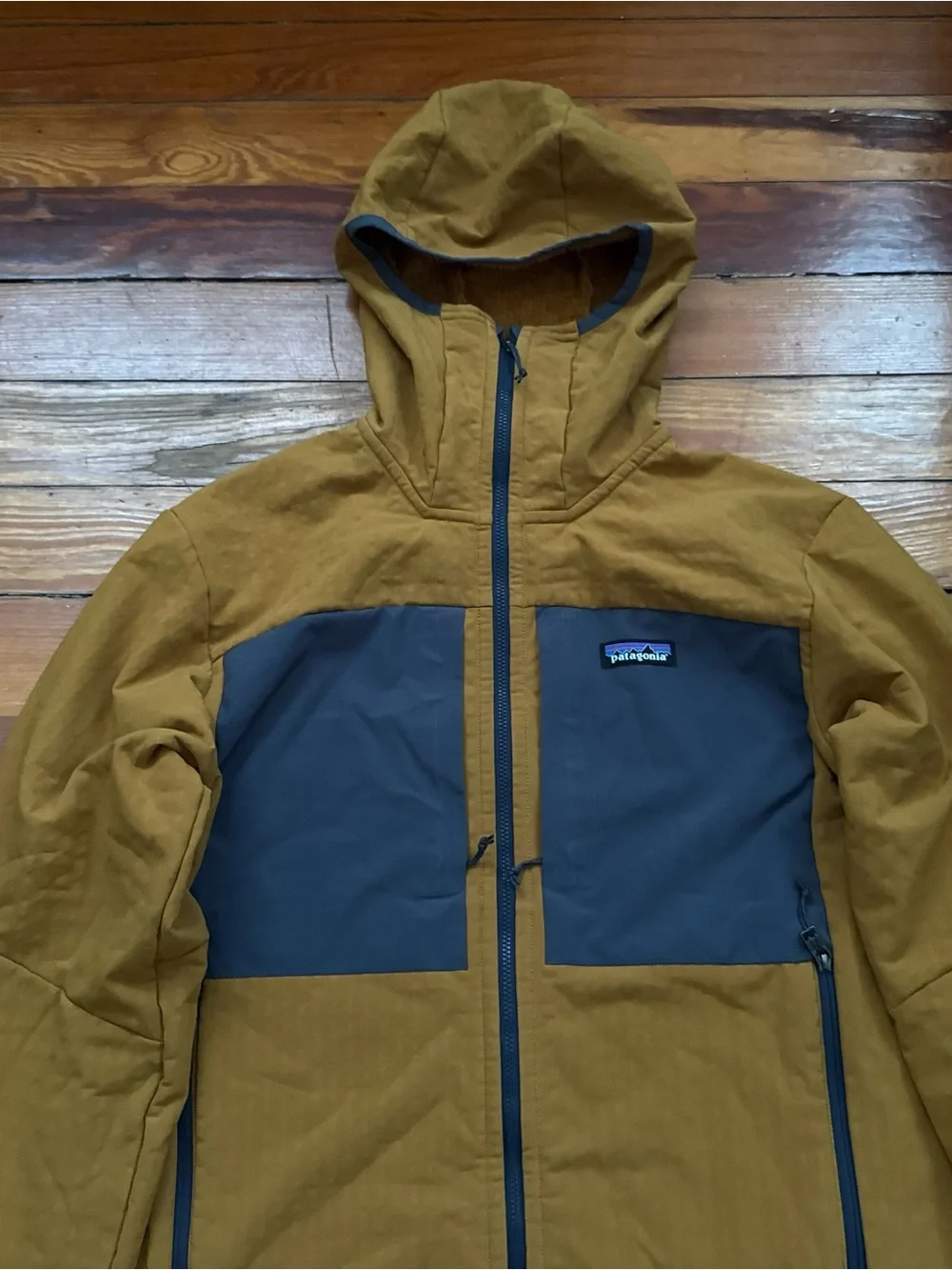 Patagonia R2 TechFace Hoody Jacket Men’s Medium Raptor Brown - Picture 3 of 7